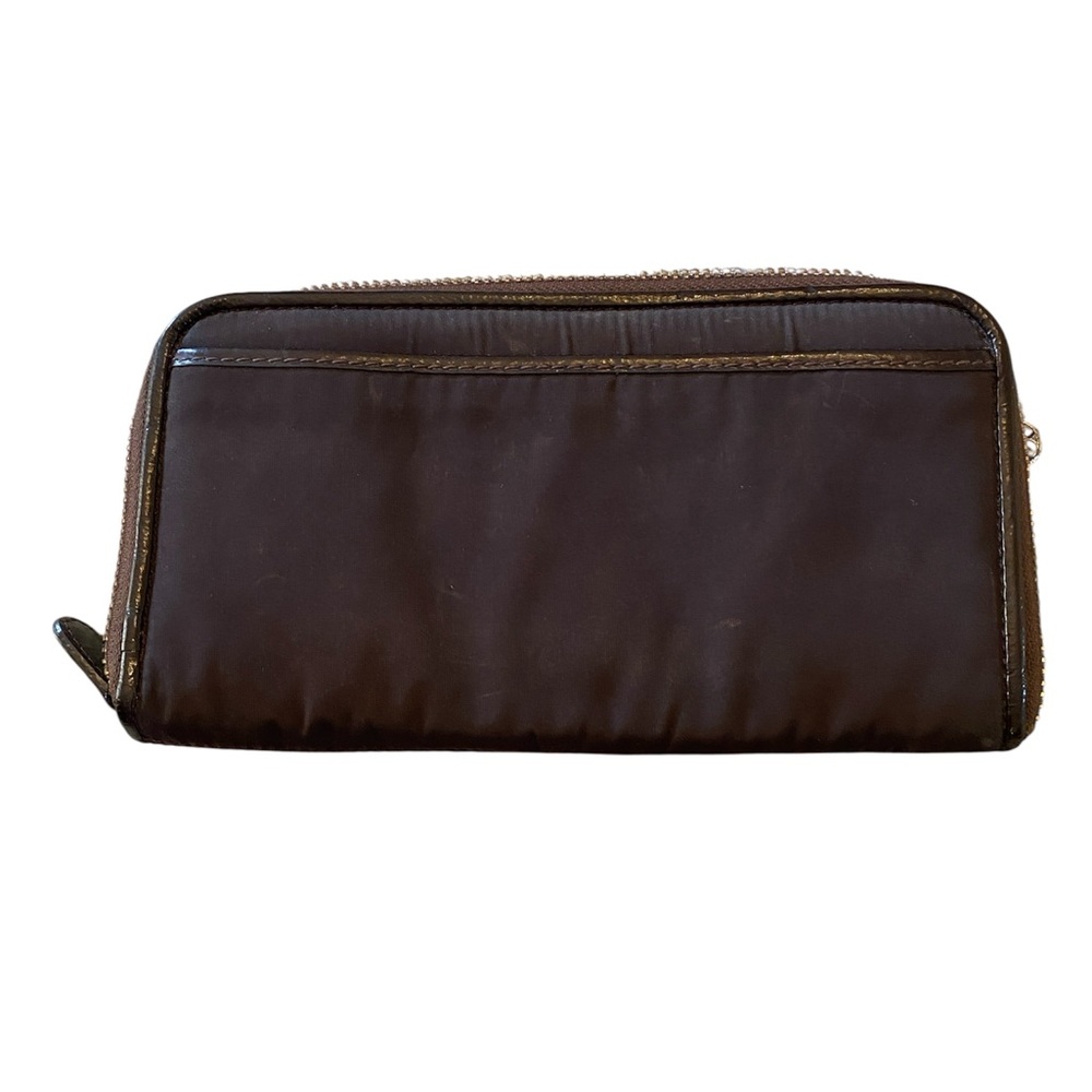 Brighton Brown Nylon Women's Wallet with Zipper and Charm - Picture 5 of 5